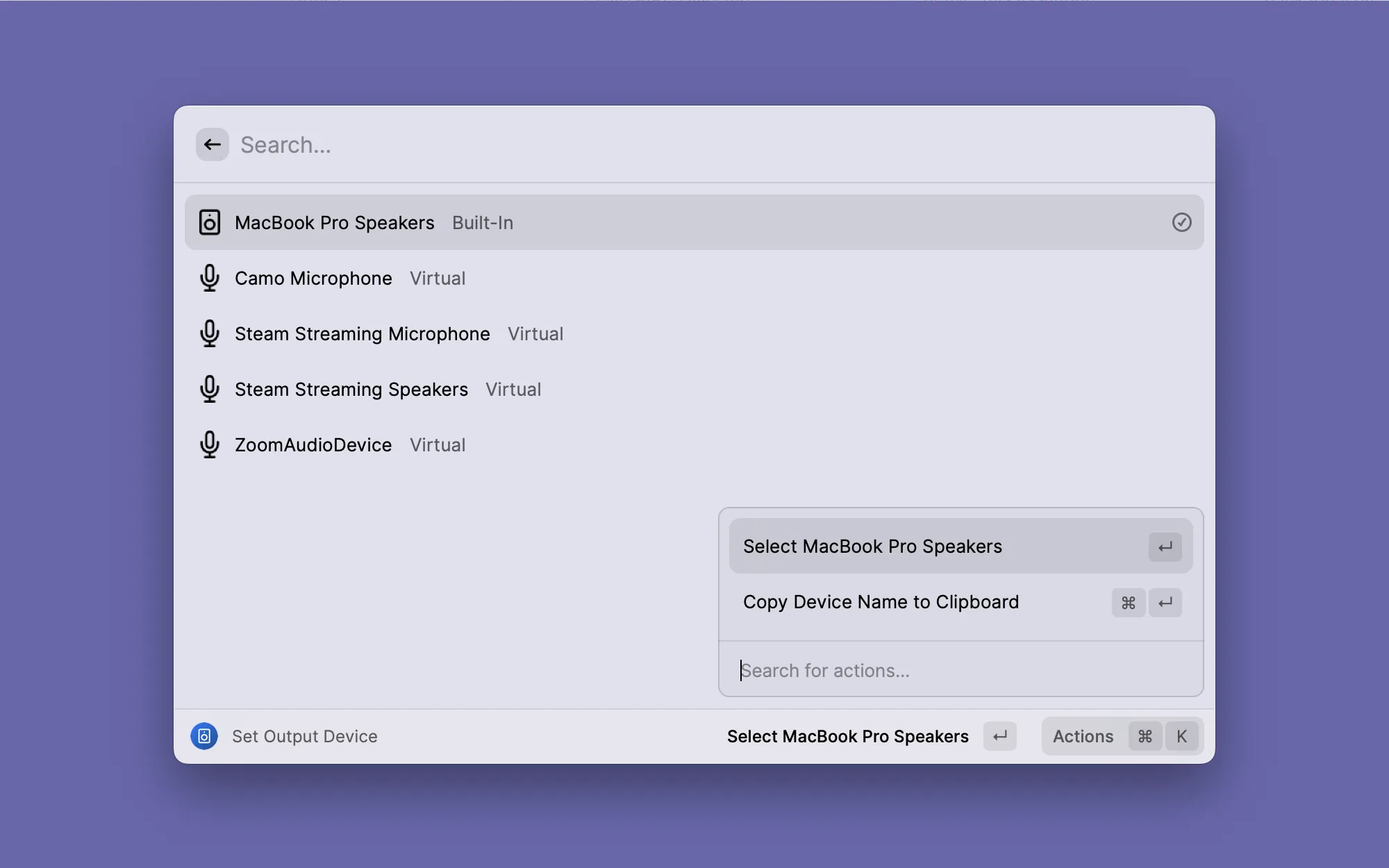 Set Audio Device screenshot 1