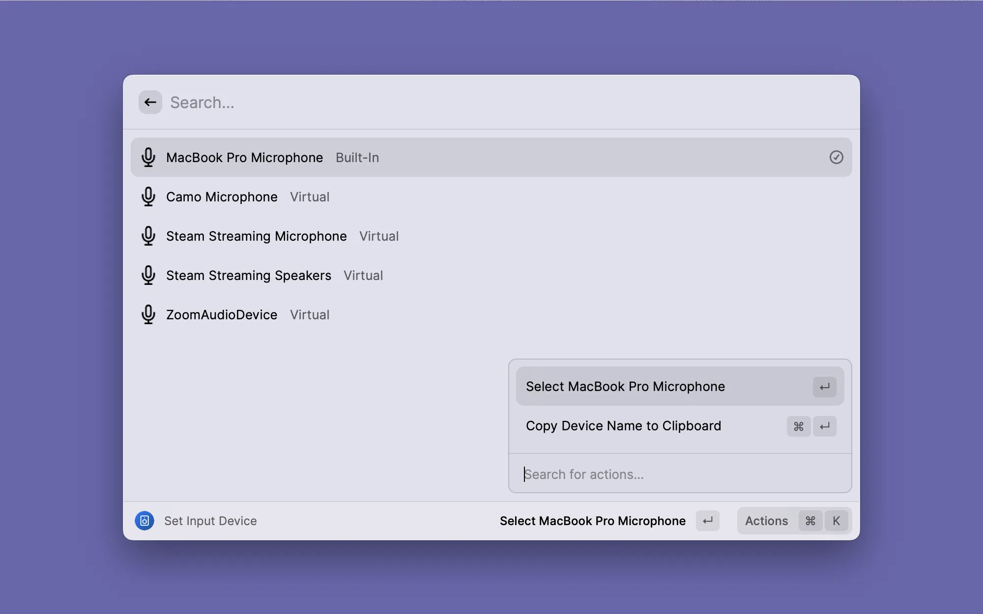 Set Audio Device screenshot 2