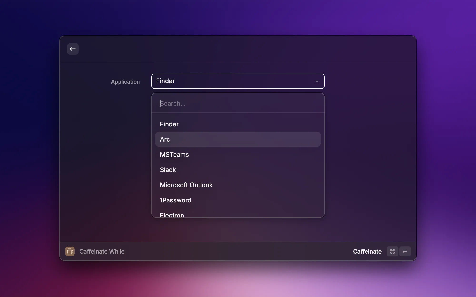 Coffee screenshot 2