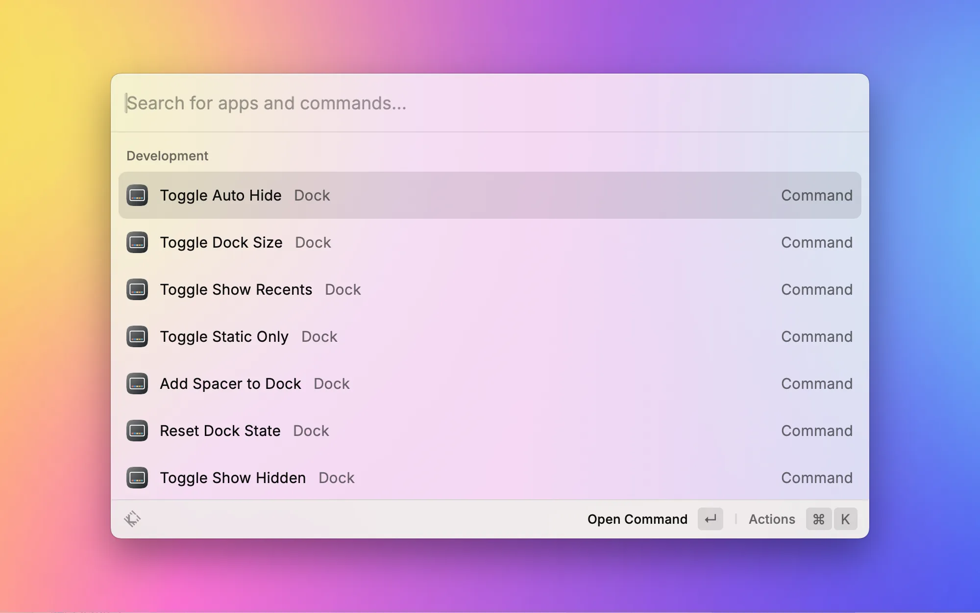 Dock Tinker screenshot 1