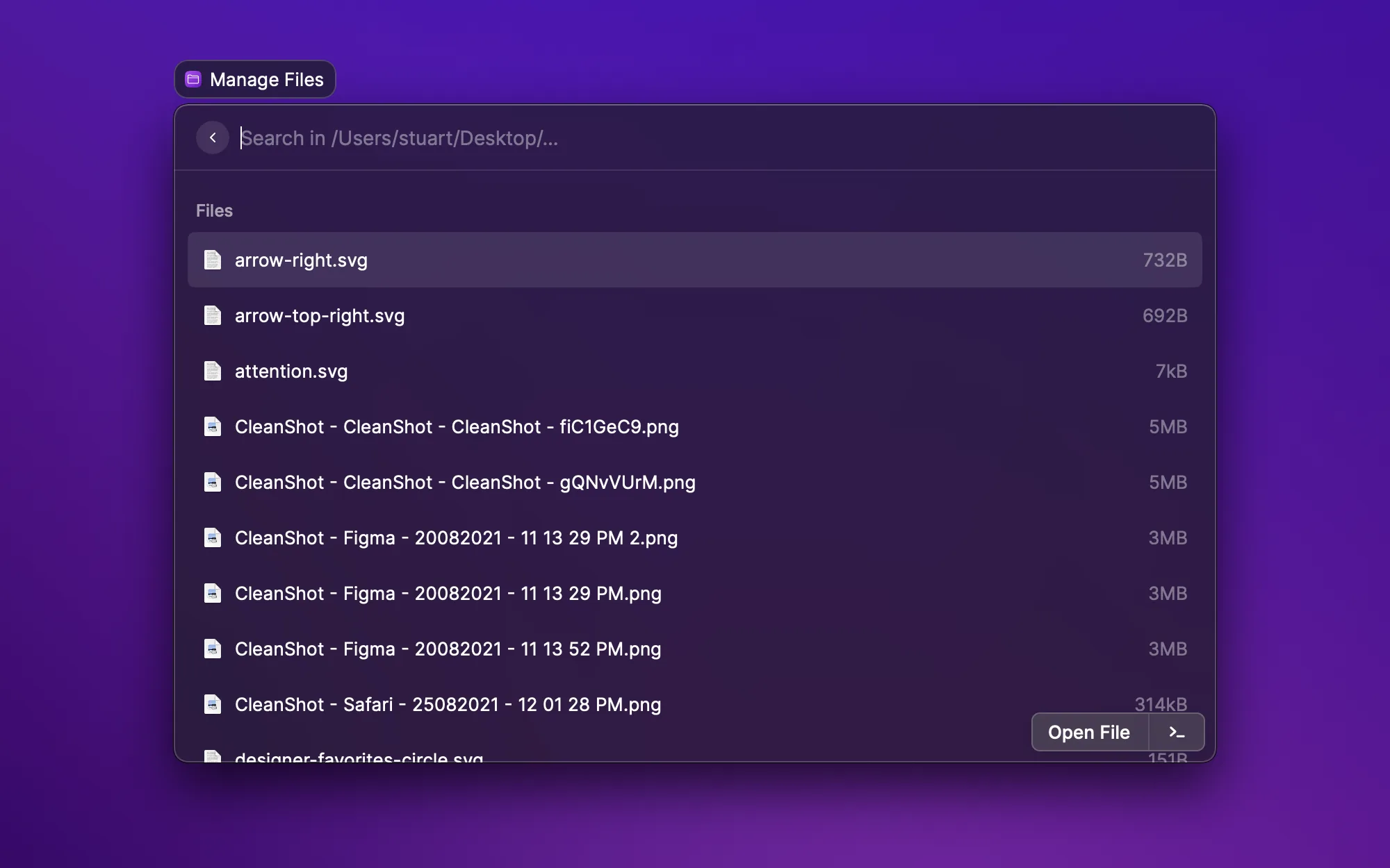 File Manager screenshot 2