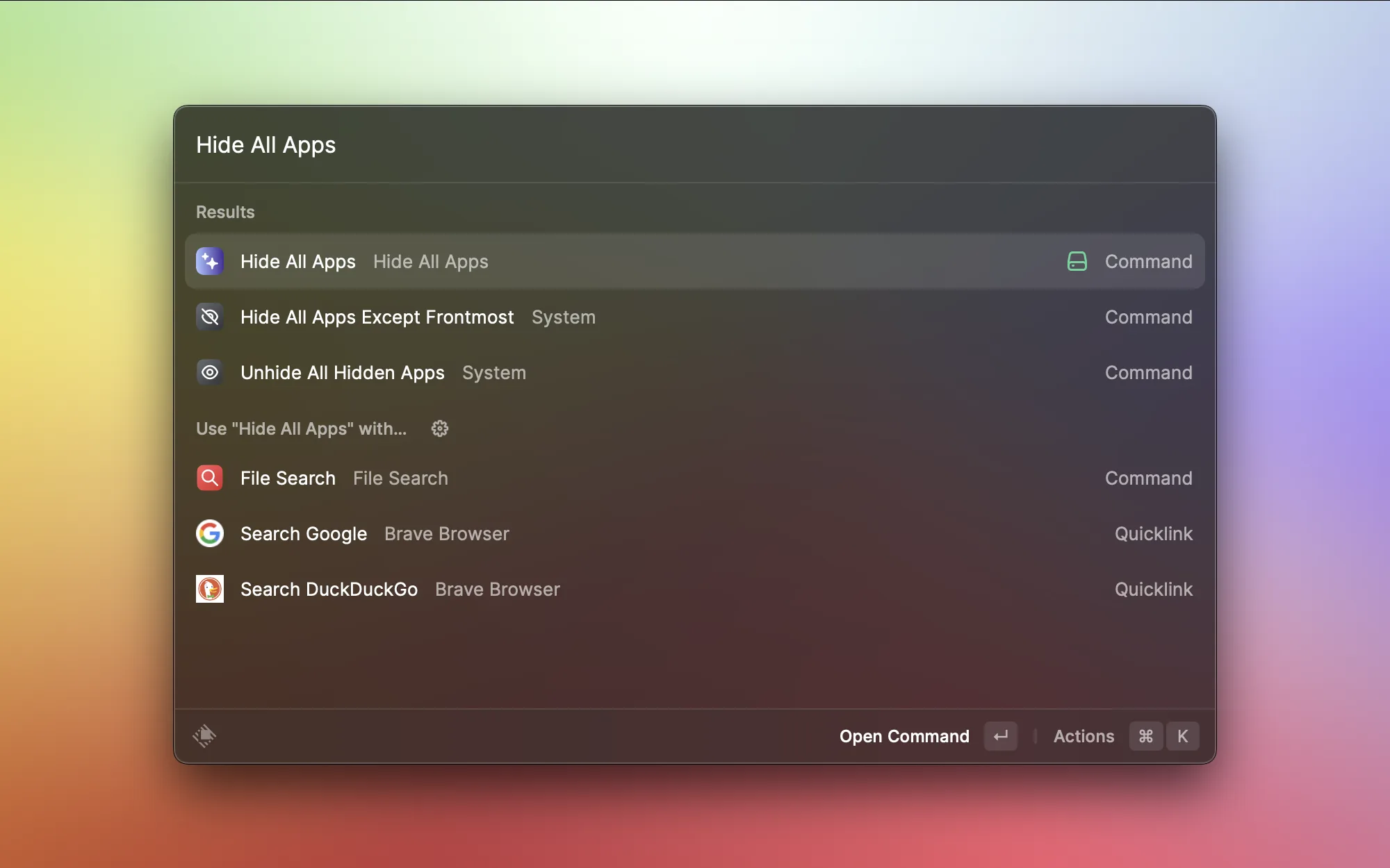 Hide All Apps screenshot 1