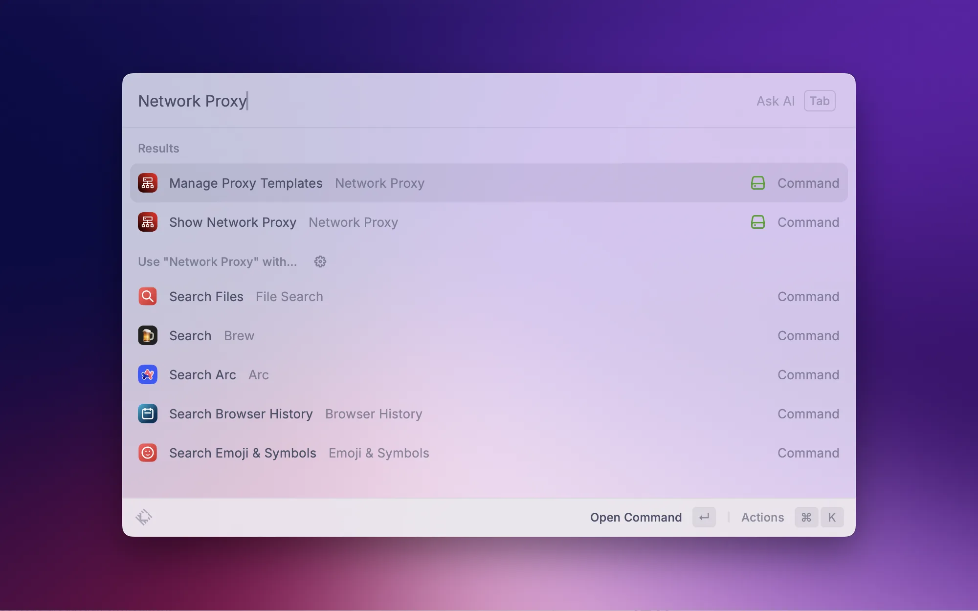 Network Proxy screenshot 1