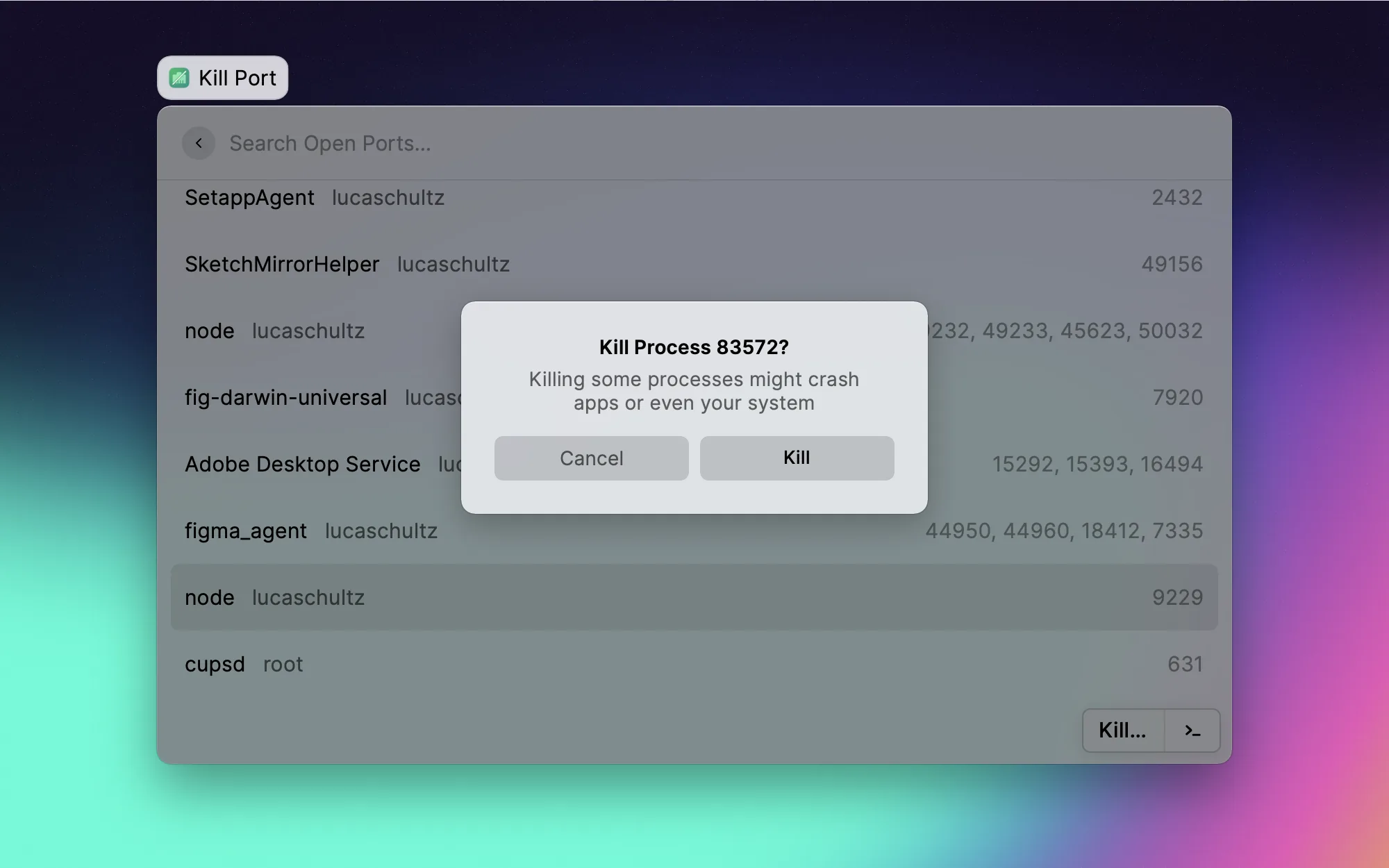 Port Manager screenshot 3