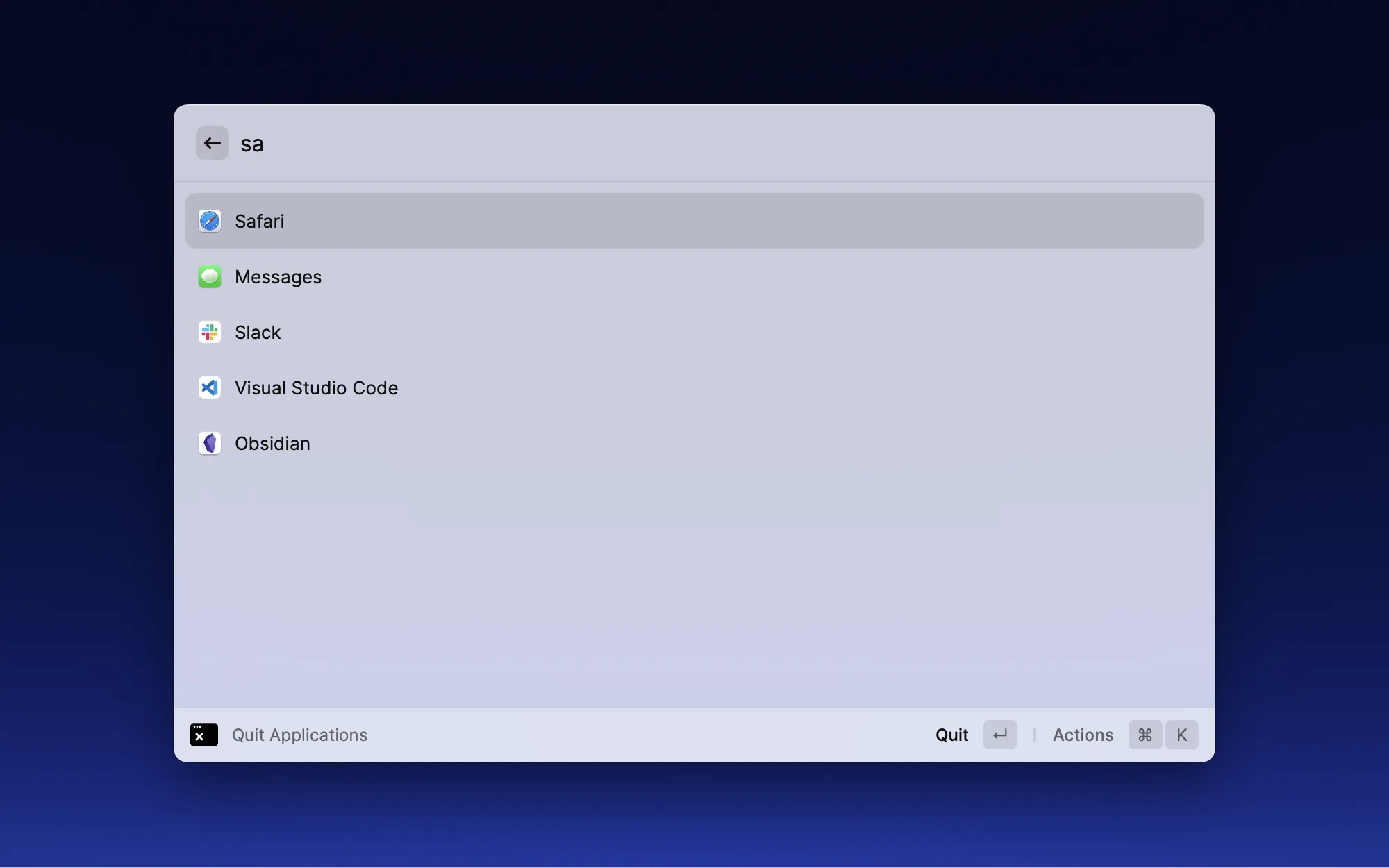 Quit Applications screenshot 2