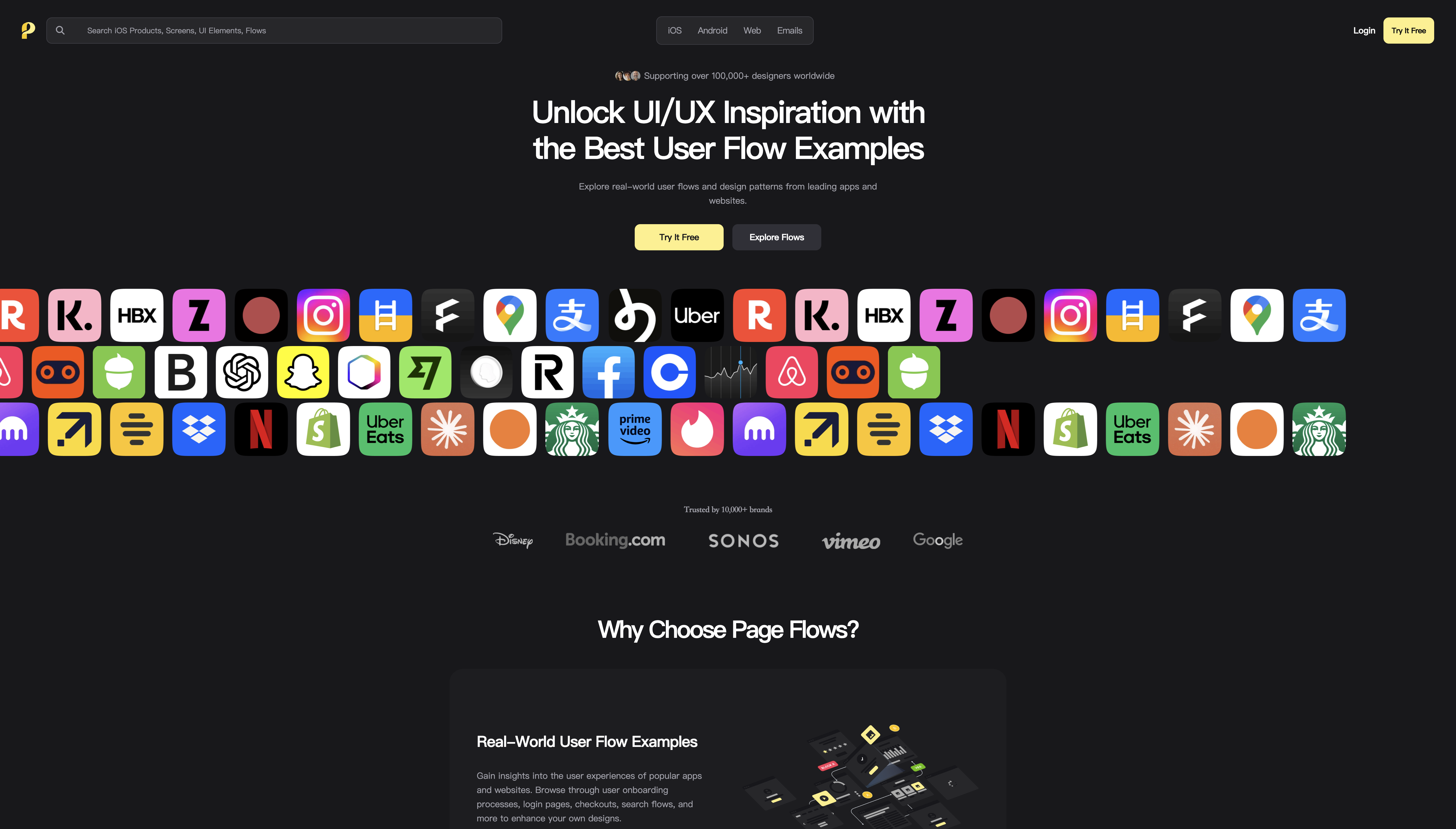 Page Flows screenshot 1