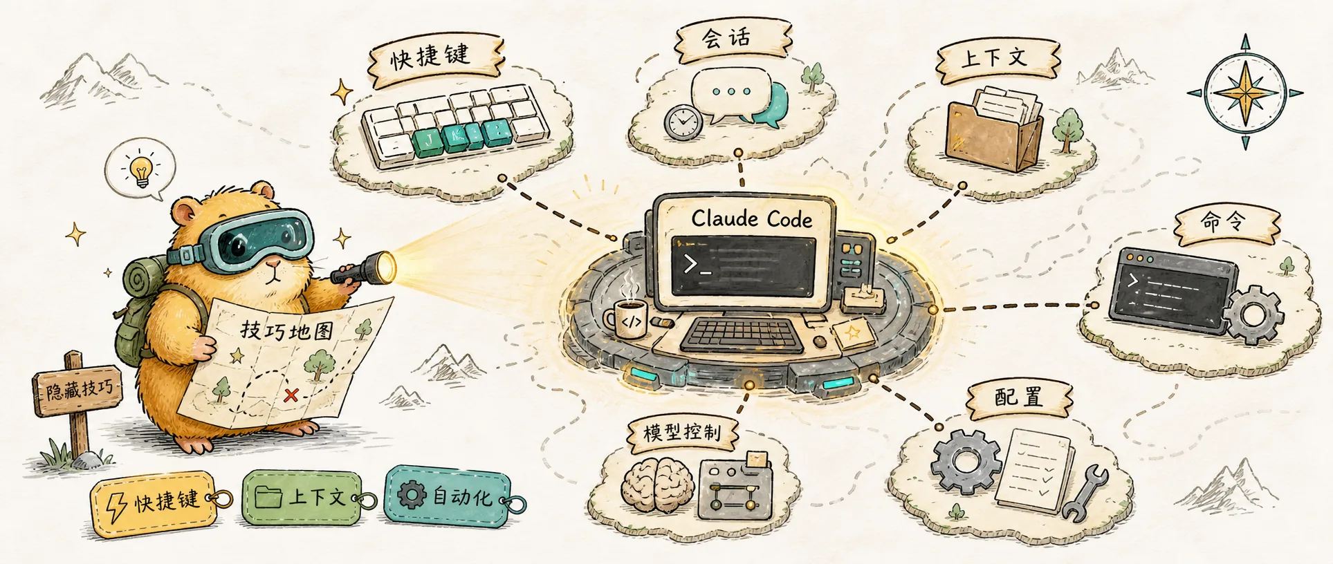 Claude Code 隐藏技巧 的文章封面图