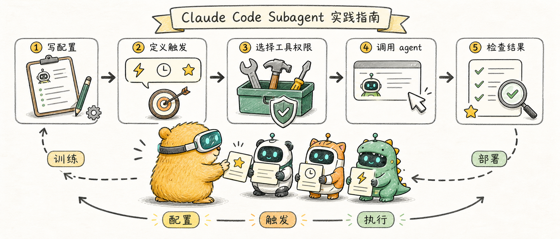 Guía práctica del subagente de Claude Code 的文章封面图