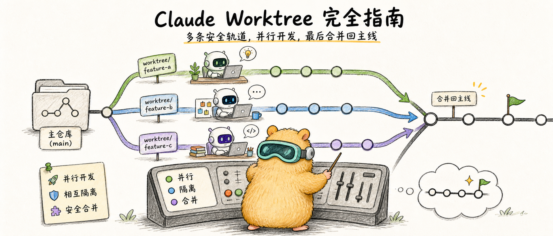 The Complete Guide to Claude Worktree 的文章封面图