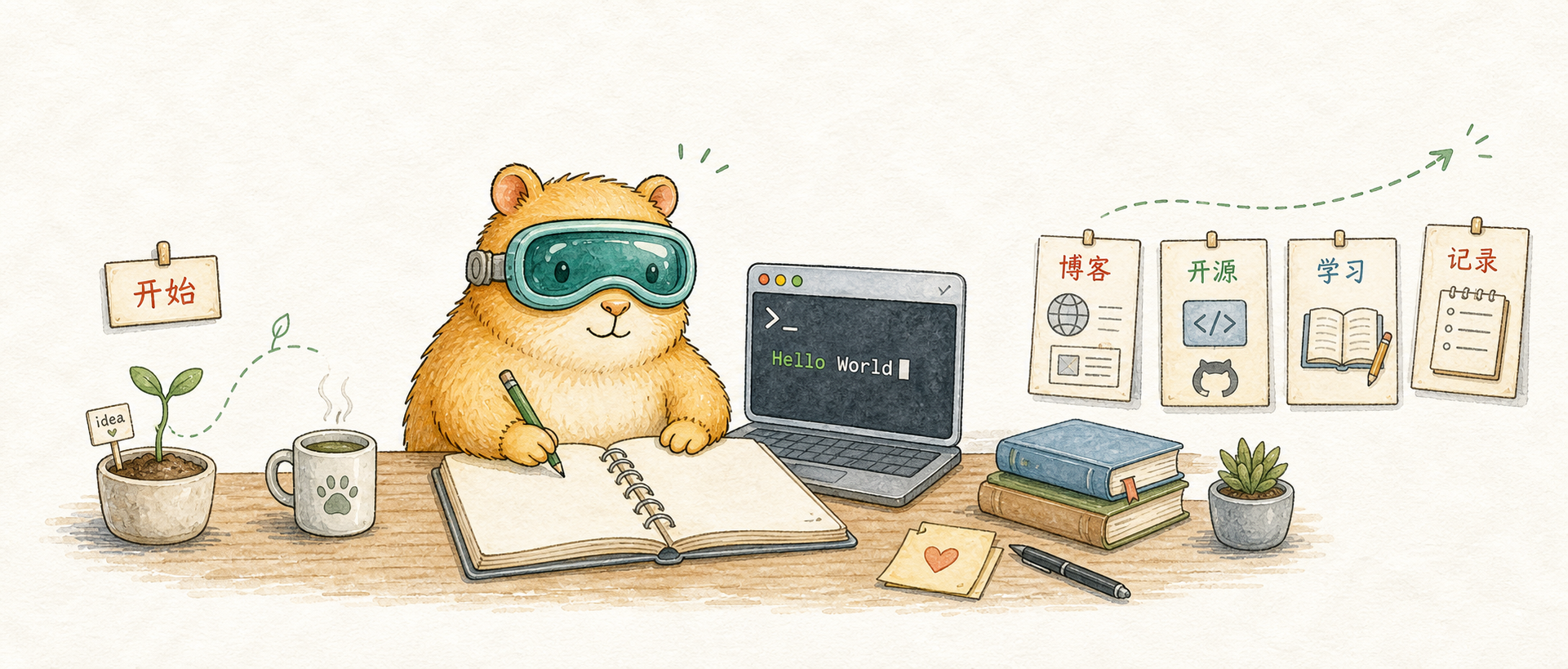 Hello World 的文章封面图