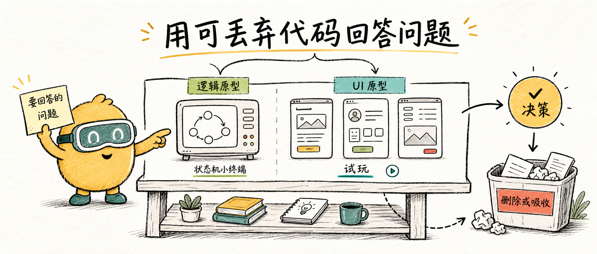 Prototype:用可丢弃代码回答一个设计问题 的文章封面图
